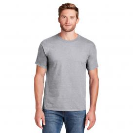 Hanes 5180 Beefy-T 100% Cotton T-Shirt - Light Steel