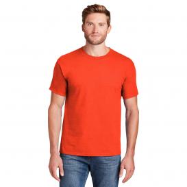 Hanes 5180 Beefy-T 100% Cotton T-Shirt - Orange