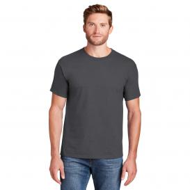 Hanes 5180 Beefy-T 100% Cotton T-Shirt - Smoke Grey