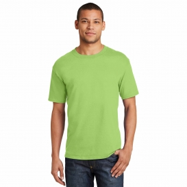 Hanes 5180 Beefy-T Cotton T-Shirt - Lime