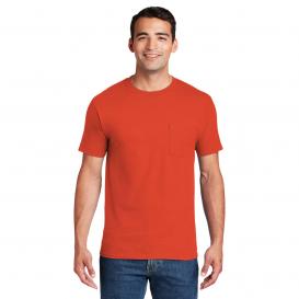 Hanes 5190 Beefy-T Cotton T-Shirt with Pocket - Orange