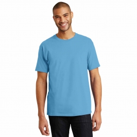 Hanes 5250 Authentic 100% Cotton T-Shirt - Aquatic Blue
