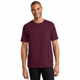 Hanes 5250 Authentic 100% Cotton T-Shirt - Maroon