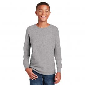 Gildan 5400B Youth Heavy Cotton Long Sleeve T-Shirt - Sport Grey