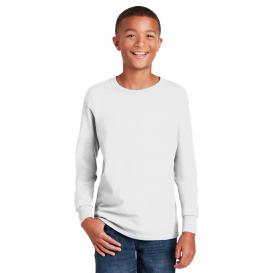 Gildan 5400B Youth Heavy Cotton Long Sleeve T-Shirt - White