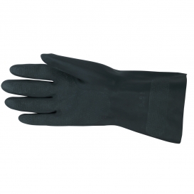 Memphis 5435 Unsupported Neoprene Gloves - 30 mil - Flock Lined - Black