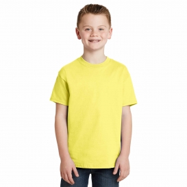Hanes 5450 Youth Tagless Cotton T-Shirt - Yellow