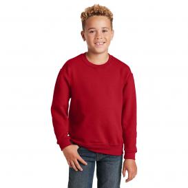 Jerzees 562B Youth NuBlend Crewneck Sweatshirt - True Red