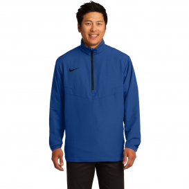 Nike 578675 1/2-Zip Wind Shirt - Gym Blue/Black