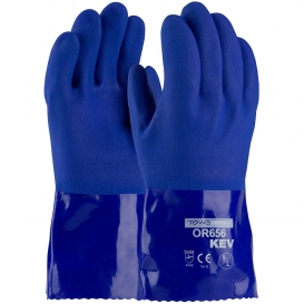 PIP 58-8658K XtraTuff Oil Resistant PVC Gloves with Kevlar Liner and Rough Grip