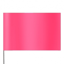 Presco Plain 5 inch x 8 inch with 36 inch Staff - Pink Glo