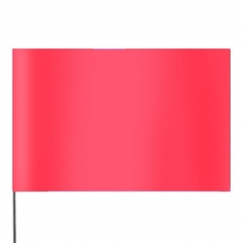 Presco Plain 5 inch x 8 inch with 36 inch Staff - Red Glo