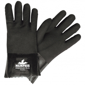 Memphis 6212SJ Premium Double Dipped PVC Coated Gloves - Jersey Lined - 12\\\