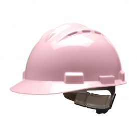 Bullard S62LPR Standard Vented Hard Hat - Ratchet Suspension - Light Pink