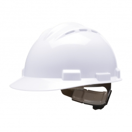 Bullard S62WHR Standard Vented Hard Hat - Ratchet Suspension - White