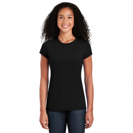 Gildan 64000L Softstyle Junior Fit T-Shirt - Black