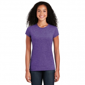 Gildan 64000L Softstyle Junior Fit T-Shirt - Heather Purple