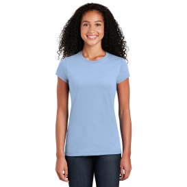 Gildan 64000L Softstyle Junior Fit T-Shirt - Light Blue