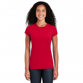 Gildan 64000L Softstyle Junior Fit T-Shirt - Red