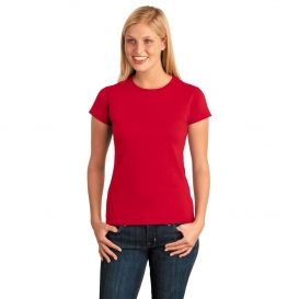 Gildan 64000L Softstyle Junior Fit T-Shirt - Red