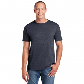 Gildan Men's Heavy Taped Neck Comfort Jersey T-Shirt, 2-Pack  2XL-Black-Violet