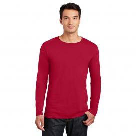 Gildan 64400 Softstyle Long Sleeve T-Shirt - Cherry Red