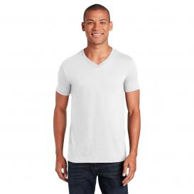 Gildan 64V00 Softstyle V-Neck T-Shirt - White