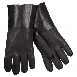 MCR Safety 6512SJ Double Dipped Sandy PVC Coated Gloves - 12\