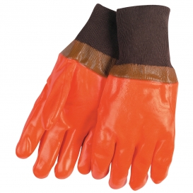 Memphis 6702F Premium PVC Coated Gloves - Foam Lined - Smooth Finish - Knit Wrist