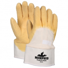 Memphis 6820 TuffTex Premium Rubber Coated Gloves - Jersey Lined - Plasticized Safety Cuff