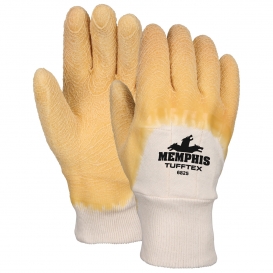 Memphis 6825 TuffTex Premium Rubber Coated Gloves Gloves - Jersey Lined - Knit Wrist