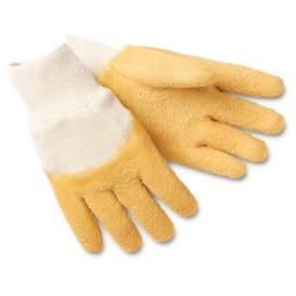 Memphis 6830 Rubber Coated Gloves - Interlock Lined - Knit Wrist