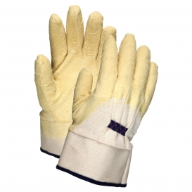 MCR Safety 6840 Rubber Coated Gloves - Rubberized Safety Cuff