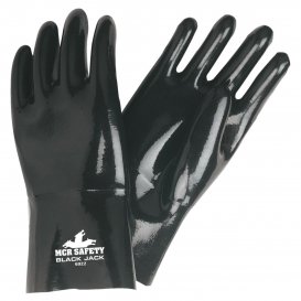 MCR Safety 6922 Black Jack Multi-Dipped Neoprene Gloves - 12\