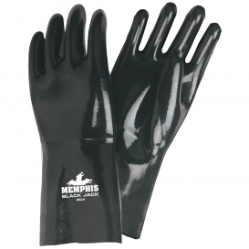 Memphis 6924 Black Jack Multi-Dip Neoprene Gloves - Interlock Lined - 14\