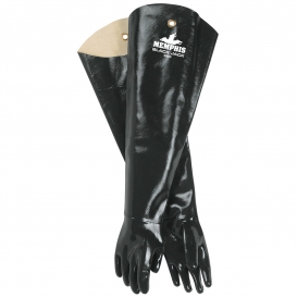 Memphis 6950 Black Jack Multi-Dip Neoprene Gloves - Smooth Finish - Interlock Lined - Black - 31 In
