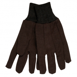 Memphis 7100D Cotton/Polyester Jersey Gloves - Clute Pattern - Brown