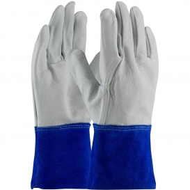 4" Cuff size Large Premium Goatskin New PIP TIG Welding Gloves Pair 