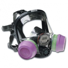 North Safety Full Silicone Facepiece - 5 Strap - Dual Cartridge Connectors