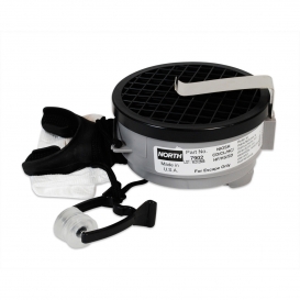 North Safety Mouthbit Respirator for Escape from Acid Gas