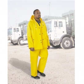 Onguard Protex Heavy-Duty PVC Jacket with Attached Hood Yellow ...