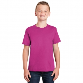 Gildan 8000B Youth DryBlend T-Shirt - Heliconia