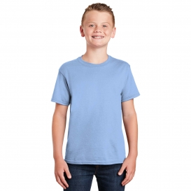 Gildan 8000B Youth DryBlend T-Shirt - Light Blue