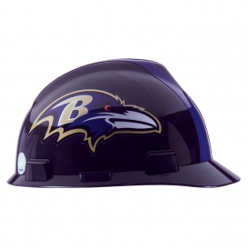 MSA 818386 V-Gard NFL Cap Style Hard Hat - Baltimore Ravens