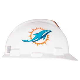 MSA 818399 V-Gard NFL Cap Style Hard Hat - Miami Dolphins