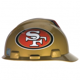 MSA 818409 V-Gard NFL Cap Style Hard Hat - San Francisco 49ers