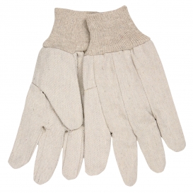 Memphis 8200A Cotton Canvas Gloves - Clute Pattern - Knit Wrist