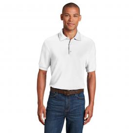 Gildan 82800 Double Pique Cotton Sport Shirt - White