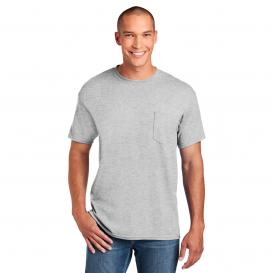 Gildan 8300 DryBlend Pocket T-Shirt - Ash Grey