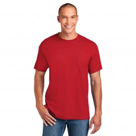 Gildan 8300 DryBlend Pocket T-Shirt - Red